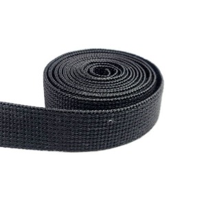 가방용 웨이빙끈30mm 블랙(16-263) - 에코백 가방부자재 가방끈 가방핸들 웨이빙끈 면끈