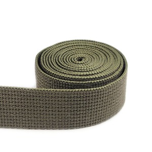 가방용 웨이빙끈30mm 카키(16-260) - 에코백 가방부자재 가방끈 가방핸들 웨이빙끈 면끈